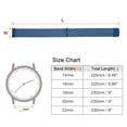 thumbnail image 2 of Uxcell Stainless Steel Mesh Watch Band 22mm Quick Release Magnetic Clasp, Blue, 2 of 6