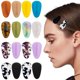 thumbnail image 1 of HINZIC 16 pinzas para el pelo en forma de lágrima, sin curvas, pequeñas, sin pliegues, sin arrugas, pinzas para el pelo planas de pico de pato, pasadores de resina acrílica para mujeres y niñas, acces, 1 of 5