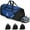 Black & Blue, variant on Gonex 30L Gym Bag for Men Women, Water-Resistant Sports Duffel Bag with Shoe Compartment & Wet Pocket for Fitness, Travel, Weekend Trips