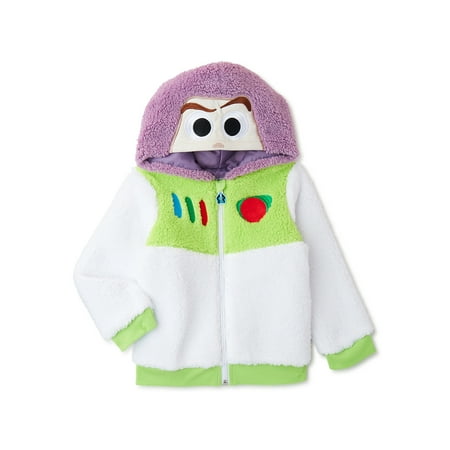 

Buzz Lightyear Toddler Cosplay Faux Sherpa Hoodie Sizes 12M-5