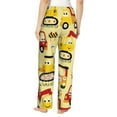 thumbnail image 3 of Daiia Funny Construction Vehicles Women's Sleep Pant with Pockets and Drawstring,Pajama Pants-X-Large, 3 of 9