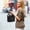 Black, variant on Canvas Tote Bag with Crossbody Strap | Lightweight Shoulder Handbag with Multi-Pockets | Daily Use Work Shopping Tote for Women | Casual Carryall for Travel, Errands, and Office
