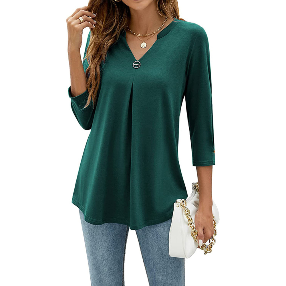 Ellazhu Women's Color Block Lapel Shirt Dress – Oversized Long Sleeve Button Down, 80% Cotton, Casual & Work Wear - View #6
