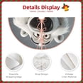 thumbnail image 3 of Sikiie Smiling Polar Bear Christmas Tree Skirt, Christmas Tree Decorations, Christmas Decor, Tree Mat Decoration(30-48IN)-48", 3 of 6