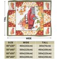thumbnail image 4 of Fall Autumn Blanket Truck Pumpkin Throw Blanket Thanksgiving Day Gifts Flannel Blanket Plush Lightweight Soft Cozy Warm Fuzzy Fleece Fall Pumpkin Bedroom Decor for Woman Men Couch Bed Sofa 80"X60", 4 of 6