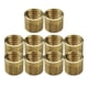 thumbnail image 1 of 10 piezas de casquillos para tacos de billar, piezas de reparación para billar, esquina de billar de cobre 12mm, 1 of 9