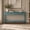 Teal, variant on Euroco 59" Wood Console Table with 3 Drawers, Farmhouse Entryway Table with Open Storage Shelf, Sofa Table Behind Couch for Living Room, Hallway,Foyer,Teal