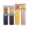 thumbnail image 3 of RKSTN Conteneur à Riz 8 Pcs Rangement de Cuisine Facile à Boucler Réservoir de Stockage en Plastique, Boîte en Plastique pour Grains et Divers Grains, 3 of 8