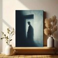 thumbnail image 6 of Mysterious Silhouette Doorway Canvas Print, Decor for Living Room, Bedroom, Office, Study, Hotel Lobby, Hallway, 6 of 8