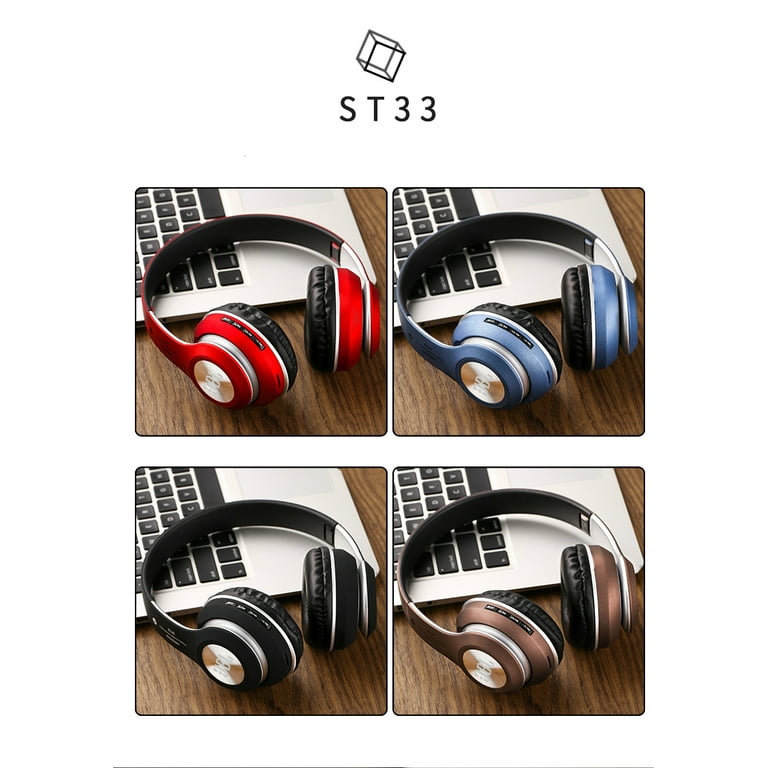 GRDE Bluetooth Noise Cancelling Over Ear Headphones Brown GPZ 002 Walmart