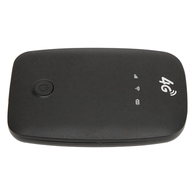 PUNTO DE ACCESO WiFi MÓVIL, ACCESO A Internet de Alta Velocidad Ranura de Tarjeta Sim Negro Portátil 4G Wifi Enrutador Ligero para Tableta