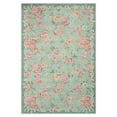 thumbnail image 4 of Lahome Decor 6'x9' Boho Floral Area Rug 6x9ft Washable Rugs for Living Room,Vintage Girls Rugs for Bedroom Ultra-Thin Non Slip Nursery Rug Girl Carpet for Playroom Dining Room Nursery,Green, 4 of 10