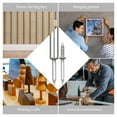 thumbnail image 3 of Double Head Skirting Thread Seamless Nail, Double Ended Baseboard Nails Easy Installation 100pcs  For Household, 3 of 8