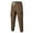 hgg137-Coffee, variant on Men's Outdoor Adventure Long Pants Drawstring Waist Durable Fabric with Cargo Pockets for Camping Fishing Utility Trousers,XXL,Khaki