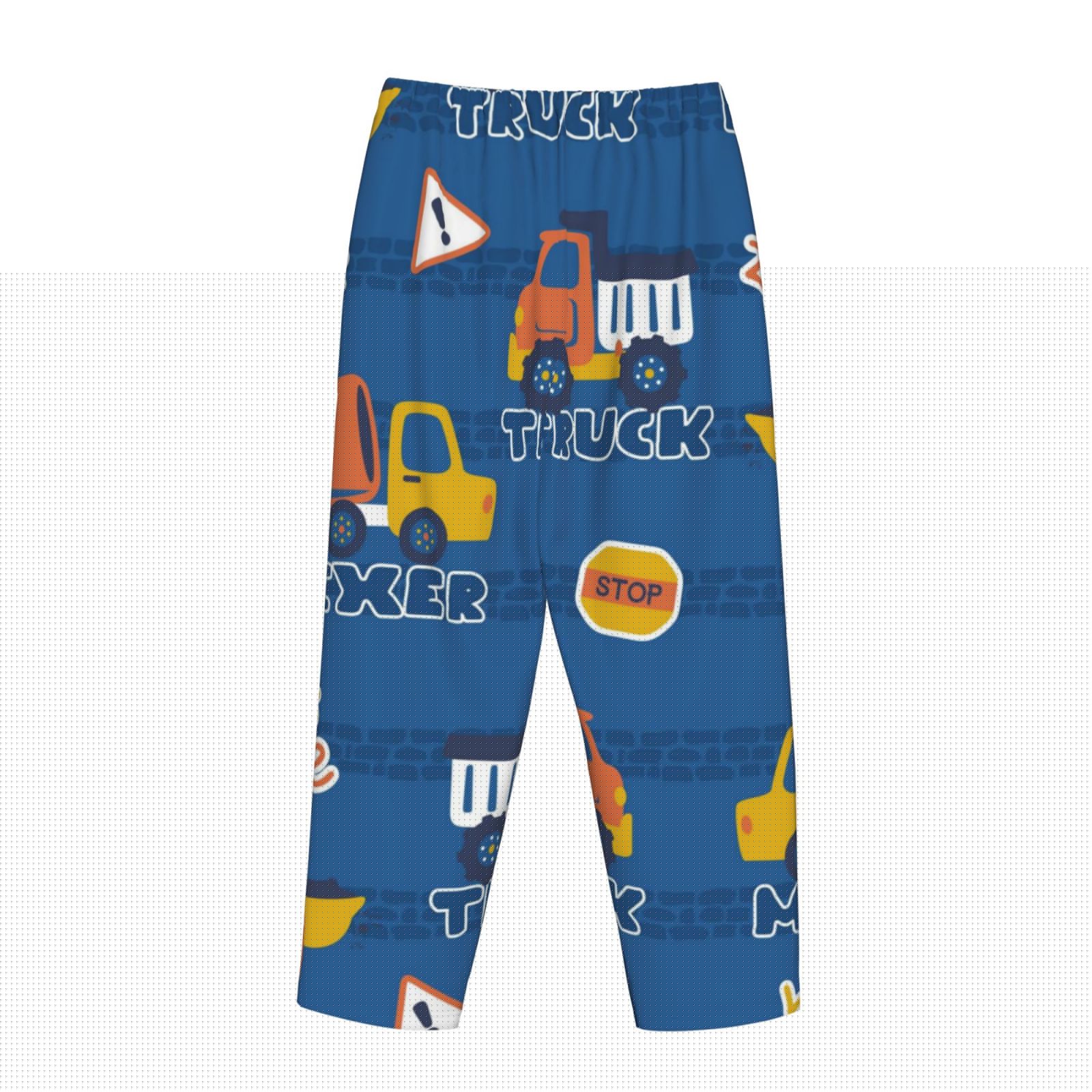 thumbnail image 5 of Bingfone Pajamas For Women,Construction Vehicles Pajama Pants With Pockets-Xx-Large, 5 of 9