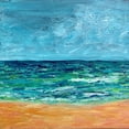 thumbnail image 3 of Jenner, Roya 20x20 Black Modern Framed Museum Art Print Titled - Striking Ocean, 3 of 5
