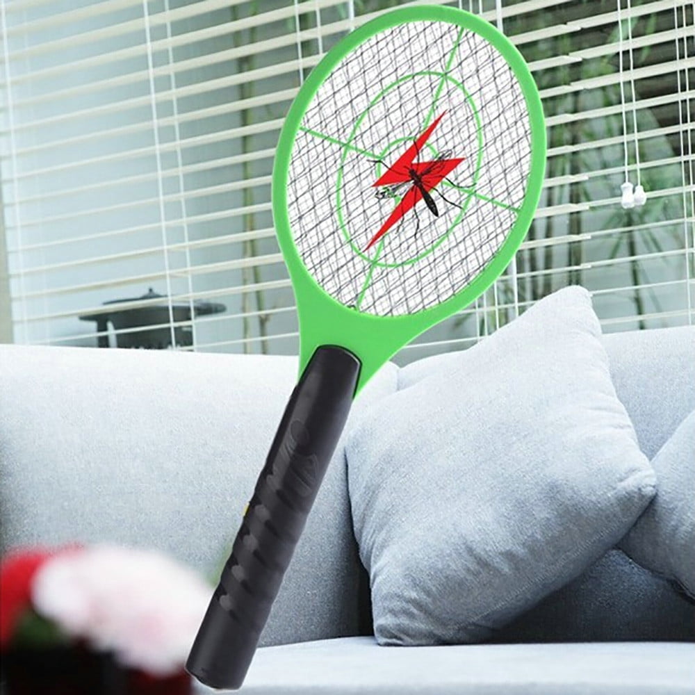 Electric Fly Insects Bug Zapper Bat Racket Swatter Mosquito Pest-KIller N6J4 