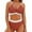Watermelon Red, variant on Jjayotai Womens High Waisted Bikini Sets Clearance, V Neck Two Piece Swimsuit, Color Block Twist Front Bathing Suits Hot Pink L