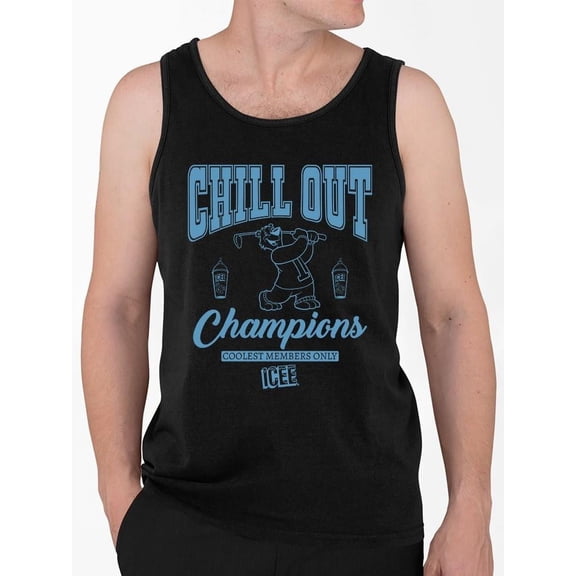 Chill Out Champions - Cool ICEE Golf Club Graphic Men's Tank Top
