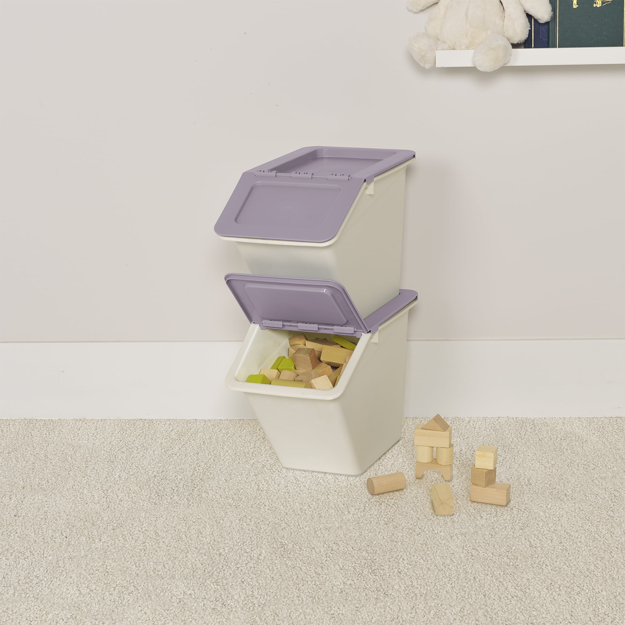 Neatfreak Kids facile d’accès bac mince empilable, Plastique