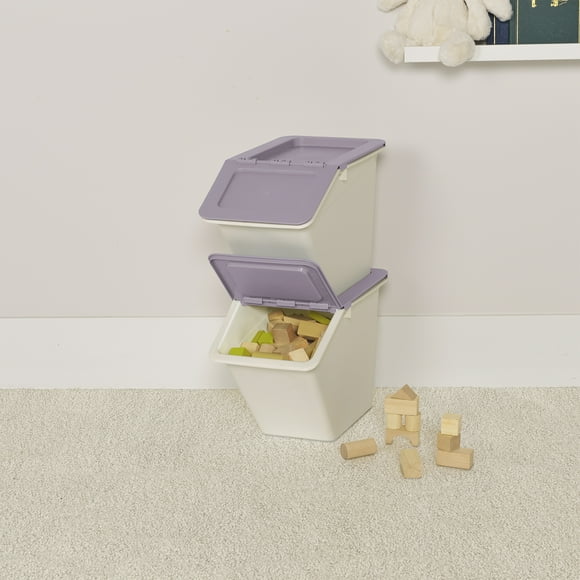 Neatfreak Kids Easy-Access Slim Stackable Bin, Plastic