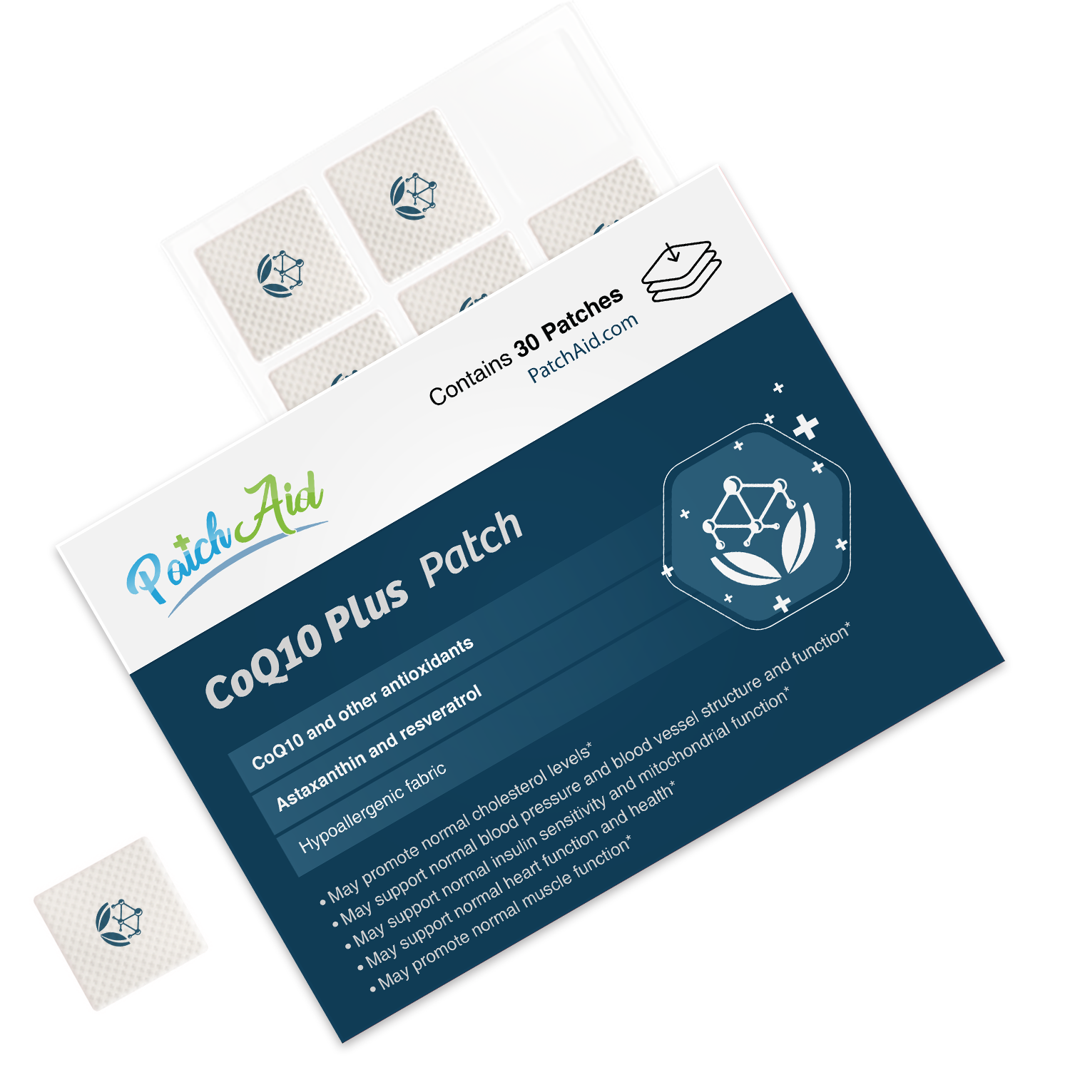 CoQ10 Plus Patch by PatchAid Size: 6-Month Supply