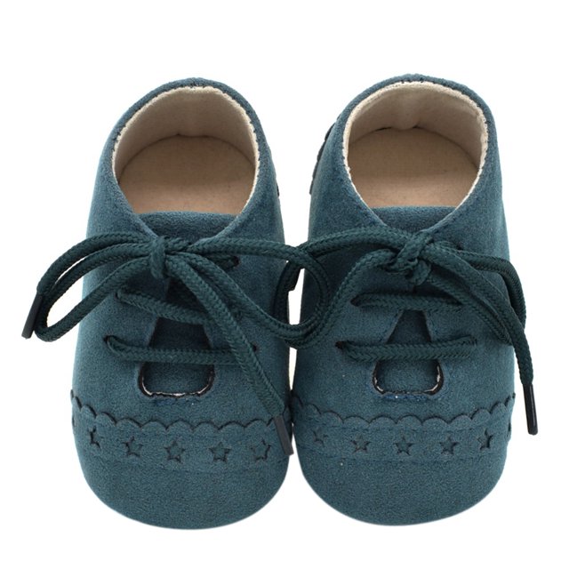 Zapatos Niños Bebé Infantil Niño Cordones Prewalker Antideslizante Suela Suave