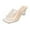 Beige, variant on Slippers for Women,Ladies Fashion Transparent Square Head Thick High Heel Sandals,Womens Slippers,Black,6.5