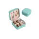 thumbnail image 1 of Sonducket Caja de almacenamiento de joyas con diseño de cremallera para el hogar, estuche de exhibición de cuero PU multicolor, regalos de fiesta para Ropa, zapatos y accesorios Miscelánea Azul Sonducket AP011996-06, 1 of 6