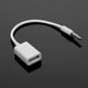 thumbnail image 2 of Cable convertidor Irfora Jack de audio AUX para automóvil masculino de 3,5 mm a cable adaptador convertidor hembra cable USB 2.0 OTG (blanco) Irfora Cable convertidor, 2 of 5