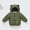 Army Green, variant on Fesfesfes Baby Toddler Unisex Winter Puffer Jacket Solid Color Hooded Coat with Bear Ears Full Zip Lightweight for Boys Girls 0-5 Years