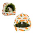 thumbnail image 1 of Soft Comfortable Cozy Bird Bed House forBudgie Parakeet Hamster Mouse, Plush Lining, Stable Design, Suitable for Long Term Use, 1 of 7