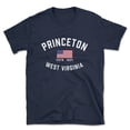 thumbnail image 1 of Princeton West Virginia Patriot Men's Cotton T-Shirt, 1 of 1