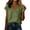 Linen Tops for Women Army Green, variant on Womens Cotton Linen Summer Tops, Short Sleeve Shirts for Women Casual Lightweight V Neck Dressy Blouses Mothers Day Gifts