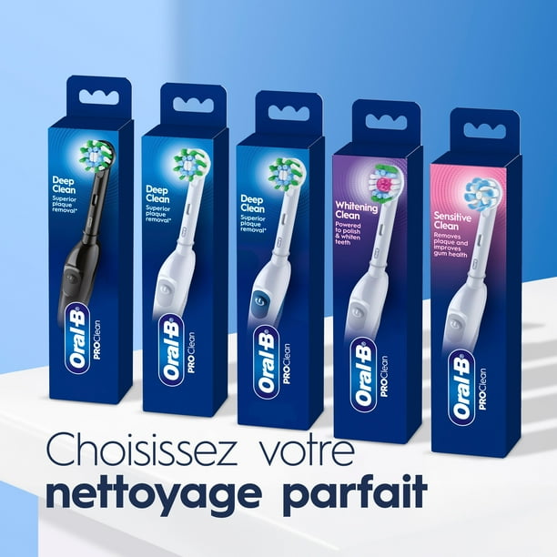 Oral B Pro Clean Battery Toothbrush, Deep Clean - White, with (1