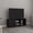 Black#1, variant on Entertainment Centers, Adel 51" Wide Tv Stand with One Door Cabinet , Four Open Shelves, Cable Management, Living Room, Tv Room Black, Black TV Stands With Storage,Mdf Small TV Stands