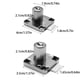 thumbnail image 4 of Kenally Cerradura para puerta de gabinete de hierro, cerradura de gabinete de seguridad duradera a prueba de humedad con cerradura de armario Herramientas y ferretería Agujero negro 1.6 mm, 4 of 6