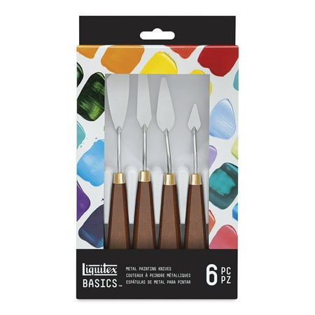 UPC: 0887452047117 | Liquitex Basics Metal Painting Knives – Set of 6