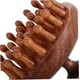 thumbnail image 2 of Wooden Wide Tooth Comb for Curly Hair with Scalp Massage Disc for Dandruff Removal and Wet Dry Use, 2 of 4