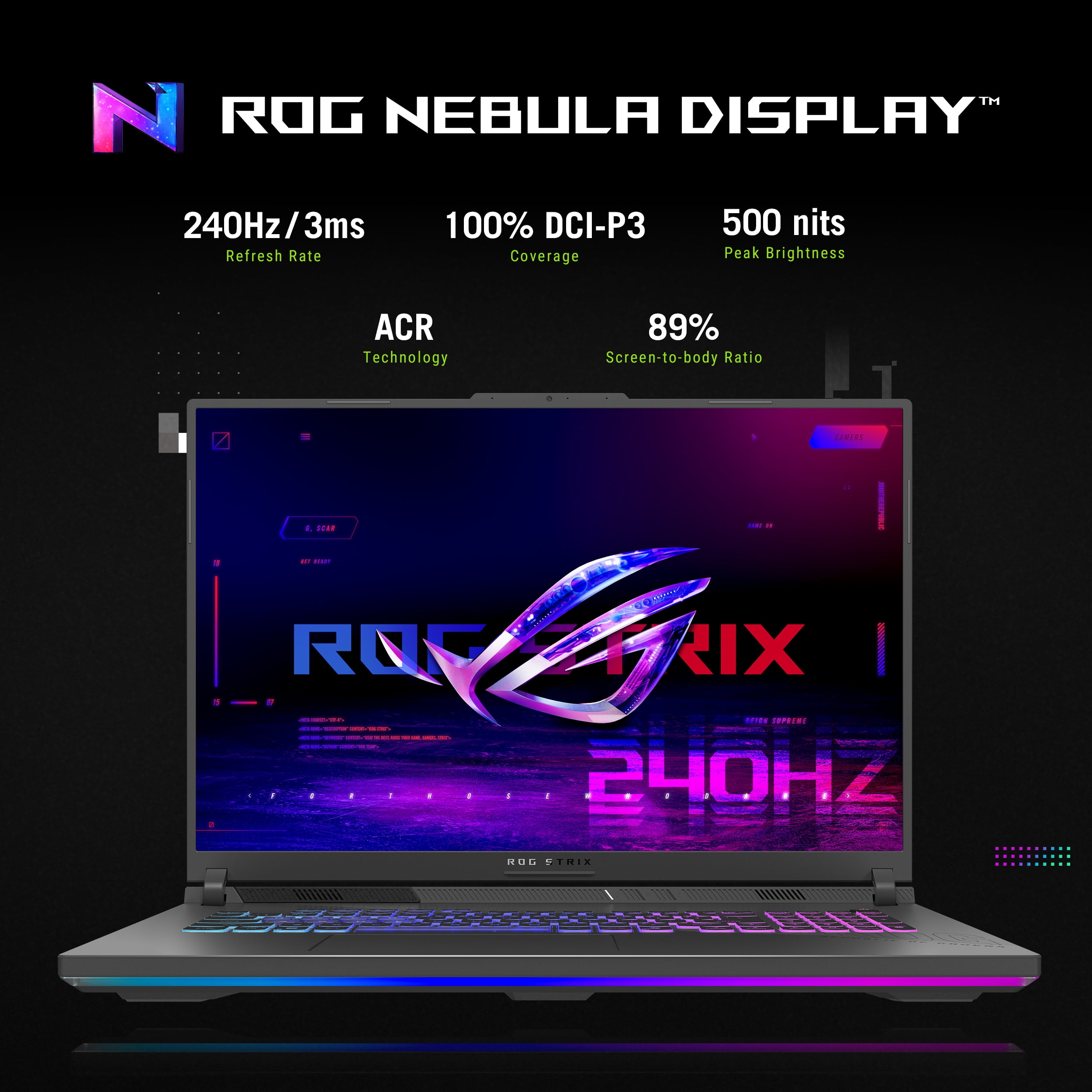 ASUS ROG Strix G18 Laptop 18in 240Hz WQXGA Display (AMD Ryzen 9 8940HX, NVIDIA GeForce RTX 5070 8GB, 32GB DDR5, 1TB PCIe SSD, RGB KB, Win 11 Pro) w/Microsoft 365 Personal , DKZ USB Port Expander