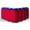 Red, variant on Scuba Can Cooler Sleeves - 12oz Can Cooler Bulk Pack | Scuba , fits 12oz cans, insulated, slip-free grip, folds flat, bulk packs for weddings, tailgates, events,