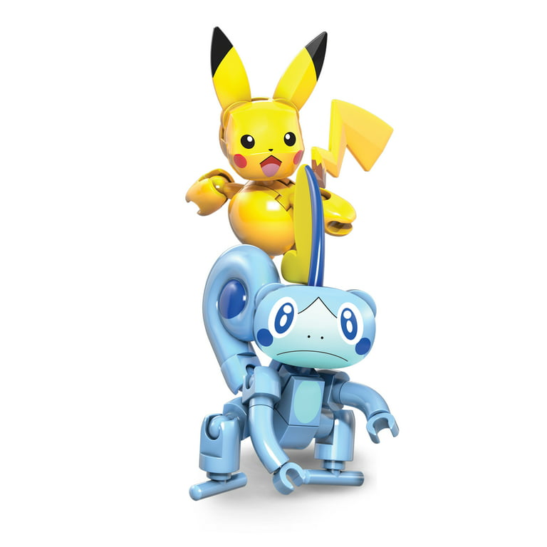 Mega Construx Pokemon Pikachu vs Sobbel Construction Set with character  figures, Building Toys for Kids (124 Pieces)