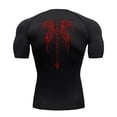 thumbnail image 4 of Hmhnsya Men's Compression T-Shirts, Original Graphic Design, Quick-Drying Fitness Apparel, Available in Short Sleeve Styles, 4 of 4