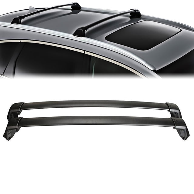 2Pcs Roof Rack Cross Bars For HONDA CRV 2012-2016 Aluminum Luggage Kayaks Bike Cargo Rack Storage Holder 60KG Load