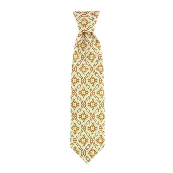 Michelsons of London Men's Rust Paisley Tie