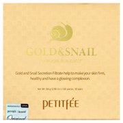 Petitfee Gold & Snail Hydrogel Eye Patch ، 60 قطعة