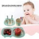thumbnail image 3 of Juego de vajilla infantil, juego de 5 piezas de bambú, con platos, tazas, tenedores y cucharas., 3 of 5