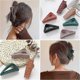 thumbnail image 5 of Hair Claw Clips Girls Women Nonslip French Matte Claw Clip for Thin Hair Curly Straight Long Hair - 6 Packs / Set, 5 of 5