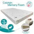 thumbnail image 2 of Colchón de Cuna My little baby Impermeable de bambú 80*140*10 cm Memory foam, 2 of 7