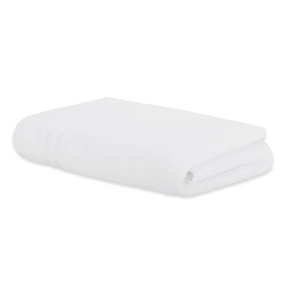 Welspun 100% Cotton Quick Dry Bath Towel 450 Gsm | High Absorbency Super Soft, Fast Drying Bath Towels Large Size (White)
